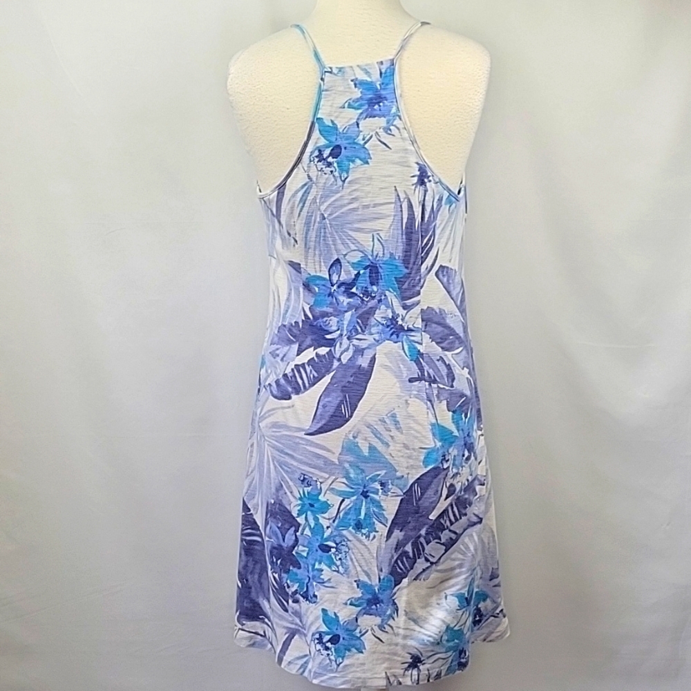 Tommy Bahama Floral Tropical Sundress Blue/ White Size Large - Picture 8 of 15